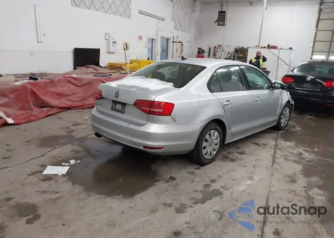 2015 Volkswagen Jetta 2.0L S from USA, damaged, VIN 3VW2K7AJXFM253476